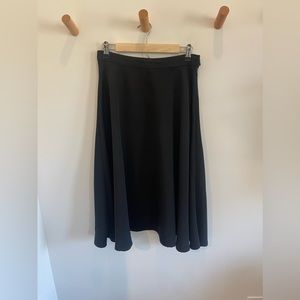 American Apparel Black Swing Skirt